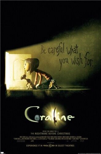 Coraline - Be Careful What You Wish For Licensed Poster 22.375" x 34" NEW! Home & Garden:Home Décor:Posters & Prints Trends